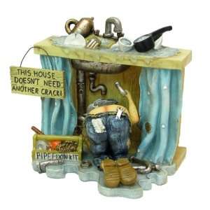  Hillbilly Plumber Figurine