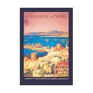  Le Tourisme en Syrie 12x18 Giclee on canvas