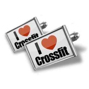  Cufflinks I Love Crossfit   Hand Made Cuff Links A MAN 