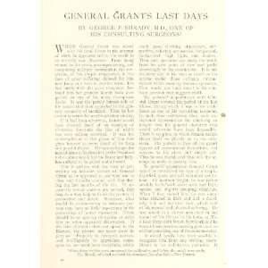  1908 Last Days of General Ulysses S Grant Part 1 