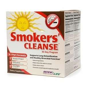 Smokers Cleanse, 30 Day Program, 3 Bottles Health 