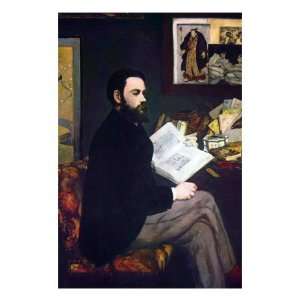  Portrait of Emile Zola Premium Poster Print by Édouard 