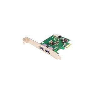  SIIG 2 port PCIe host adapter with 2 external SuperSpeed 