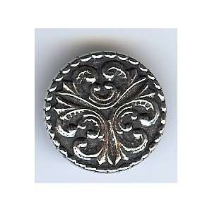  Large Tele Viking Button   Solid Pewter