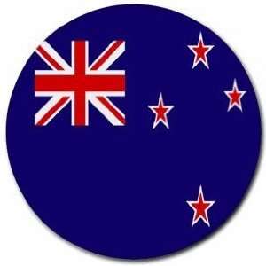  New Zealand Flag Round Mouse Pad