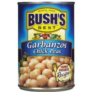 Bushs Garbanzos Chick Peas, 16 oz, 12 pk  Grocery 