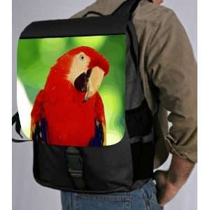  Red Parrot Design Back Pack   School Bag Bag   Laptop Bag 