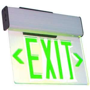  LED EDGELIT EXIT SIGNS Red on Clear Single/Double faces 