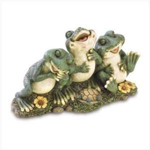  Laughing Frog Figurines