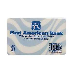   Phone Card $5. First American Bank (of Willmar) 