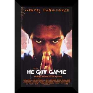 He Got Game 27x40 FRAMED Movie Poster   Style A   1998 