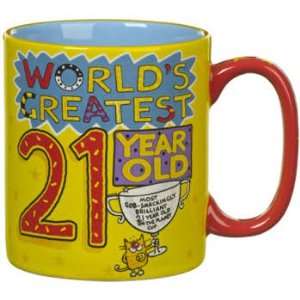  Worlds Greatest 21 Year Old Novelty Coffee/tea Mug 