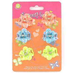  48 Packs of 6 Bright Color Mini Hair Clips