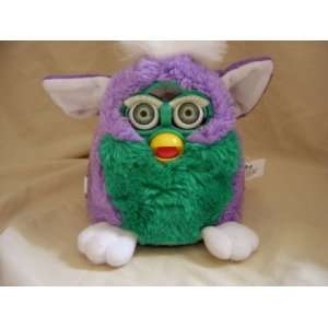 Tiger Electronic Talking Interactive Furby Purple Green Baby Babies 