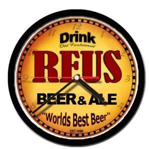  REUS beer and ale cerveza wall clock 