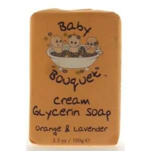  Cream Glycerin Soap Orange/Lavender 3.5oz 3.50 Ounces 