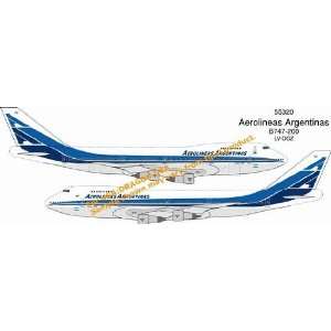   Wings 1/400 Aerolineas Argentinas B747 200 Model 