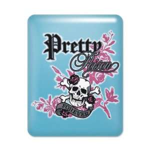  iPad Case Light Blue Pretty Poison Forever Skull and 