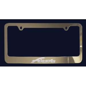  Ford Fiesta License Plate Frame V1 (Zinc Metal 