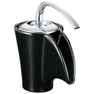  KOHLER K 11010 7 Vas Ceramic Faucet, Black Black