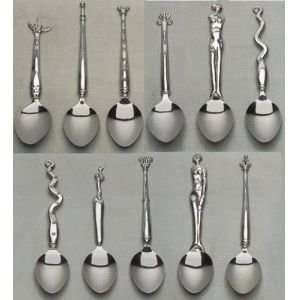  Carrol Boyes Pewter Rice Spoons Rice Spoon Woman/Arm