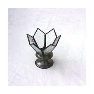  REAL SIMPLEA HANDTOOLED HANDCRAFTED IRON LOTUS VOTIVE 
