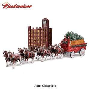  Budweiser Clydesdales 120th Anniversary Edition Sculpture 