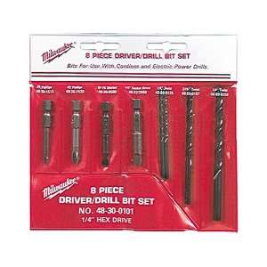  Milwaukee 48 30 0101 8 Piece Drilling and Driving Set 