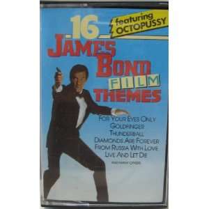  16 James Bond Film Themes   Audio Cassette Tape 