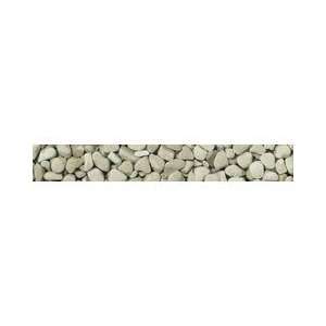  Riverstone Botticino 1.25 x 12 Stone Pebble Mosaic Border 