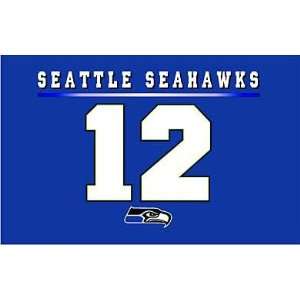  Seattle Seahawks 12th Man 3x 5 Premium Flag