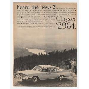   1961 Chrysler Newport Heard The News? Print Ad (13004)