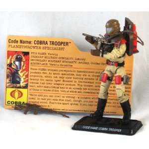   Squad Cobra Trooper Flamethrower Action Figure Loose 