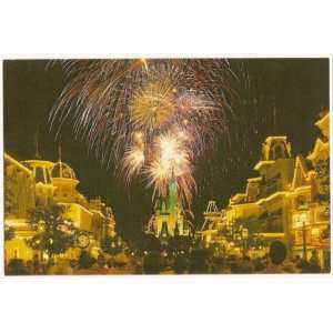 Walt Disney World Magic Kingdom Fantasy In the sky Fireworks 4x6 