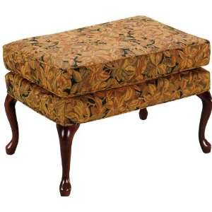  AC Furniture 14221 Ottoman with Queen Anne Legs