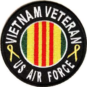  Air Force Vietnam Patch Round, 3 inch, small embroidered 