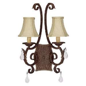  Capital Lighting Wall Sconces 1622 2 Light Sconce Glided 