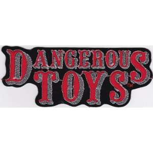 Dangerous Toys Rock Music Patch   Red LG 