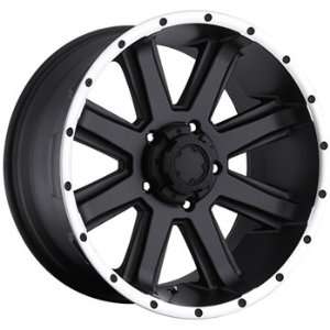  16x8 Black Wheel Ultra Crusher 6x5.5 Automotive