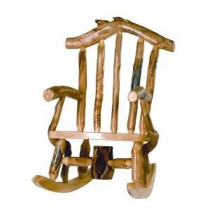  Aspen Mountain Snowload Log Rocking Chair