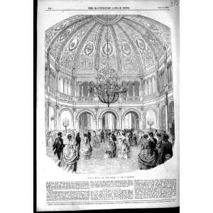  1856 DANCING STATE BALL HALL ST. VLADIMIR ARCHITECTURE 