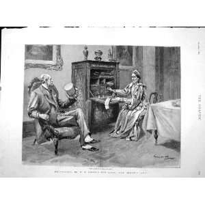  1894 Illustrating Norris Story Despotic Lady Print