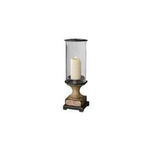 Uttermost 19594 Porano Candle Holder in Distressed Porcelain,  