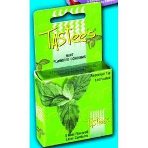  Tastees condoms   mint box of 3