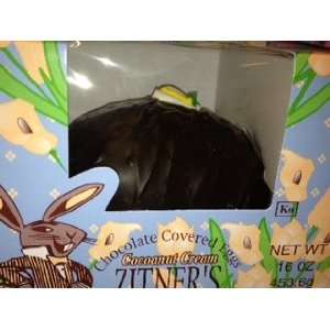 Zitners Chocolate Cocanut Cream Egg 16 Oz 1lb Egg
