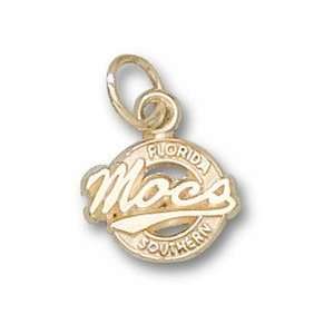   College Moccasins Mocs Logo 1/4 Charm   14KT Gold Jewelry Jewelry