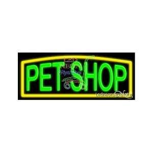  Pet Shop Neon Sign 13 inch tall x 32 inch wide x 3.5 inch 