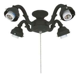   Four Light Victorian Ceiling Fan Light Fitter For Damp Locations