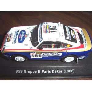  Porsche Official 959 GRUPPE B PARIS DAKAR RALLYE (1986) 1 