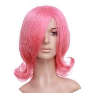  Pink Short Length Anime Cosplay Wig Costume Toys & Games